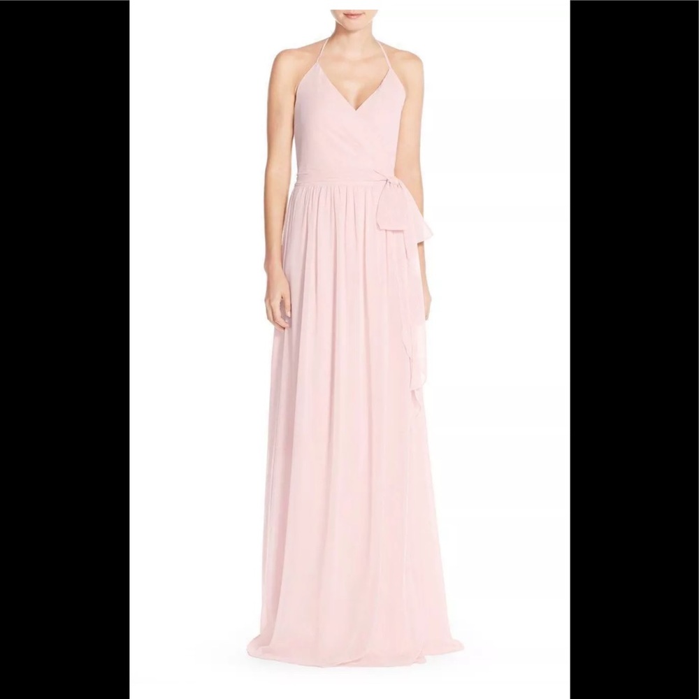 Ceremony By Joanna august DC halter wrap dress